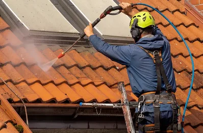 Démoussage et hydrofuge de toiture aux Préaux